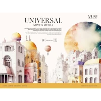Альбом для змішаних технік "MUSE" А4/12арк. /PB-GB-012-104/ склейка, 310г/м2 (4)