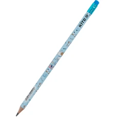 Олівець графітний "Kite" /K24-056-1/ з гумкою "Dog" (36/432/3456)