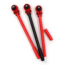 Ручка гелева "JO" /GP2352/ "Гра в кальмара - Squid game" з іграшкою, синя, мікс (12/144/1728)