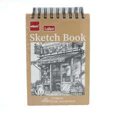 Скетчбук 13*19/60арк "Ellott" /006-32/ на спіралі "Cafe" 160г/м2 (1/80)