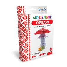 Модульное оригами "Бумагия" "Мухомор" / ОМ6078 / (1/24)