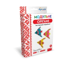 Модульное оригами "Бумагия" "Три рыбки" / ОМ6086 / (1/24)