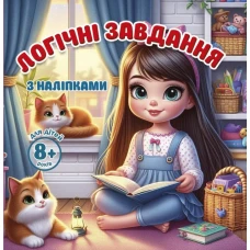 Логічні завдання 100*100мм/8арк. "ASH" з наліпками, 2 скоби диз.25204 (1/20) Логічні завдання 100*100мм/8арк. "ASH" з наліпками, 2 скоби диз.25204 (1/20)