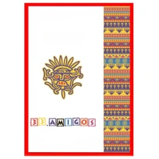 Фоторамка 21*30 "33 Amigos" /2130-1611-157/ червона, багет 1611 плоский (1/46)