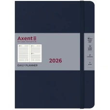 Щоденник "Axent" 2026 /8830-26-02-A/ Grand Strong, 195*255, синій (1/12)