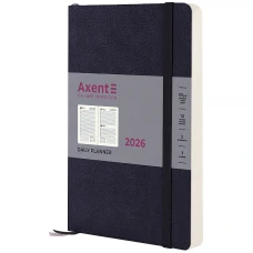 Щоденник "Axent" 2026 /8810-26-02-A/ Partner Soft Skin, 145*210, синій (1/12)