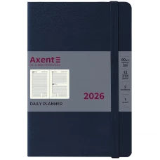 Щоденник "Axent" 2026 /8819-26-02-A/ Partner Strong, 145*210, синій (1/12)