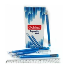 STOCK Ручка гелева "Goldex" "AQUATIC GEL" 881, 0,6мм, синя (12/120)
