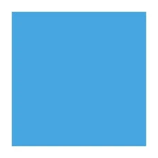 Папір для дизайну A4 (21*29.7см) "Folia" Fotokarton №33 Пасифік блакитний, 300г/м2 (10)