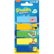 Індекс регістри "Kite" /SB25-480/ 5х15х50мм,100 шт, ПАПЕРОВІ, SpongeBob SquarePants (1/40)