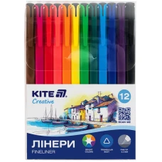 Набір лінерів 12 кол. "Kite" /K-1164/ 0,4 мм Kite Creative (1/12)
