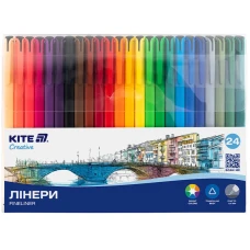 Набір лінерів 24 кол. "Kite" /K-1165/ 0,4 мм Kite Creative (1/12)