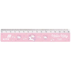Лінійка 15см пл. "Kite" /HK26-090-2/ Hello Kitty (1/100) Лінійка 15см пл. "Kite" /HK26-090-2/ Hello Kitty (1/100)