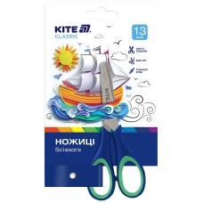 Ножиці дитячі "Kite" /K-123-2/ з гум. вставками, 13см Kite Classic (1/12) Ножиці дитячі "Kite" /K-123-2/ з гум. вставками, 13см Kite Classic (1/12)