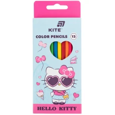 Олівці кольорові "Kite" 12 кол. /HK26-051/ Hello Kitty (1/12)