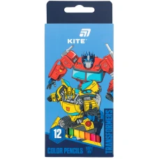 Олівці кольорові "Kite" 12 кол. /TF26-051/ Transformers (1/12)