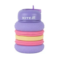 Пляшка для води "Kite" /K26-1271-3/ 600 мл, фіолетова, силікон (1/50)