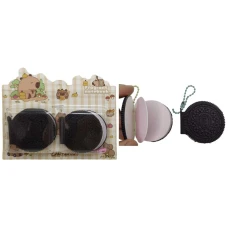 Блокнот 5*4см/64арк. /1602-2/ міні арома 2шт.обклад. силікон "Печиво Капібара" (1/24)