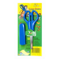 Ножиці ДИТЯЧІ "Peppy Pinto"  /SP 1004SB/  13.5 см. + футляр  (12/360)