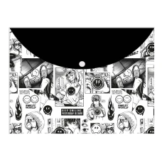 Папка-конверт на кнопці B5 "Yes" /492443/ Smiley World (12/240)
