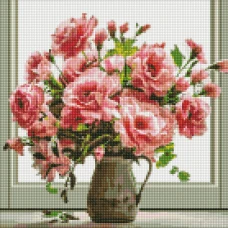 Алмазная мозаика "Идейка" /AMO7863/ "Аромат букета" 40*40см