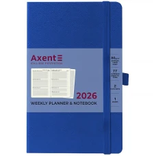 Щотижневик "Axent" 2026 /8505-26-38-A/ Partner Strong, 125*195, класичний синій (1/12) Щотижневик "Axent" 2026 /8505-26-38-A/ Partner Strong, 125*195, класичний синій (1/12)