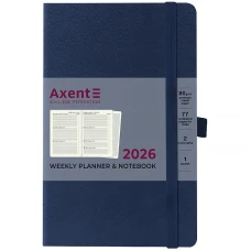 Щотижневик "Axent" 2026 /8505-26-02-A/ Partner Strong, 125*195, синій (1/12) Щотижневик "Axent" 2026 /8505-26-02-A/ Partner Strong, 125*195, синій (1/12)