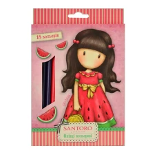 Олівці кольорові "Yes" 18 кол. /290568/ "Santoro Summer"  (1/8/160)