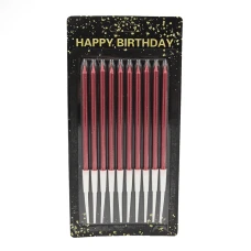 Набір свічок для торту "JO" /DSCN9327/ "Happy birthday" 10шт., блістер (1/60)