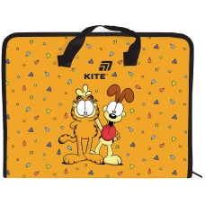 Папка-портфель А4 на блискавці "Kite" /GF26-202/  1 відділ, Garfield Retro/Classic (1/30)