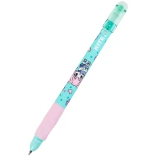 Ручка гелева "пиши-стирай" "Kite" /K26-098-1/ Be Friends синя (24/864)