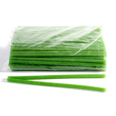 Клей для термопістолета з глітером /1204/ ЗЕЛЕНИЙ d=0,7см довжина 19см. (1кг)  (1/25)