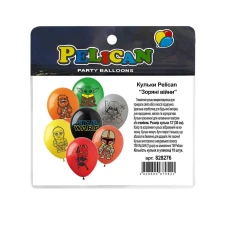 Кульки повітряні "Pelican" /828276/ 12"(30сm) "Зоряні війни" 10шт