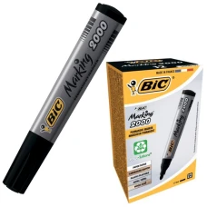Маркер "BIC" 2000  09 ЕКО перманент /8209153/095/ чорний (12/384)