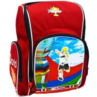 STOCK Ранець "TIGER" /2610-2/ h=38,5 "Football" Червоний  (1/4)