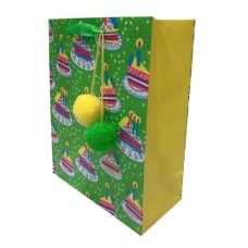Пакет подарунковий "Art studio of Happines" 30х40х17см /GB-21154/ (10)