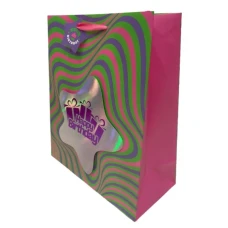Пакет подарунковий "Art studio of Happines" 30х40х17см /GB-21189/ (10)