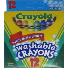Карандаши восковые 12 цв. /9012/ "Crayola" смываются (1/120)