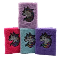 Блокнот пухнастий А5/80 "JO" /DSCN0434/ "Unicorn Єдиноріг," # 80гр , мікс (1/60/120)