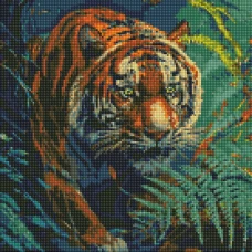 Алмазная мозаика "Идейка" /AMO7695/ "Повелитель джунглей" 40*40см