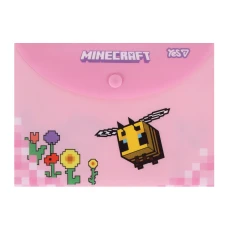 Папка-конверт на кнопці В6 "Yes" /492345/ Minecraft (10/400)