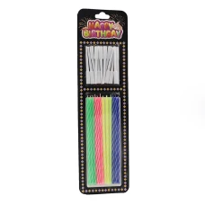Набір свічок для торту "JO" /DSCN9433/ "Candle" 12шт., блістер (1/24)