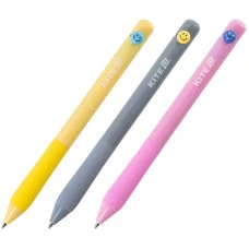 Ручка кулькова автомат "Kite" /K26-034/ синя (24/144)