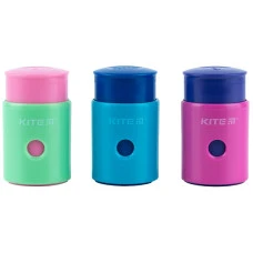 Точилка "Kite" /K24-368/ "Sunset" прямокутна, з контейнером, асорті (12/96)