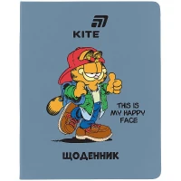 Щоденник шкільний "Kite" /GF26-283/ м'яка обкл. PU, Garfield Retro/Classic (1/18)
