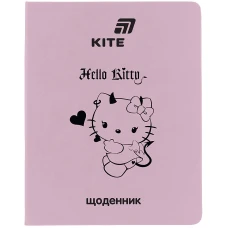 Щоденник шкільний "Kite" /HK26-283-1/ м'яка обкл. PU, Hello Kitty (1/18)