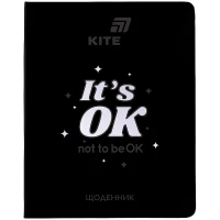 Щоденник шкільний "Kite" /K26-283-5/ м'яка обкл. PU, It's OK (1/18)