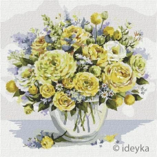 Картина за номерами "Ідейка" /KHO3154/ "Жовте щастя" 50*50см