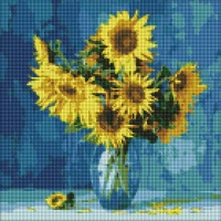 Алмазна мозаїка "Ідейка" /AMO7189/ "Улюблені соняшники ©Ira Volkova"40*40см