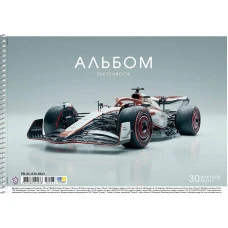 Альбом для малювання "Star" А4/30арк./PB-SC-030-8563/ спіраль, 100г/м2, УФ-лак (9/81)
